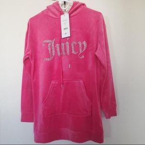 BNWT Juicy Couture Embellished "Juicy" Oversized Hoodie